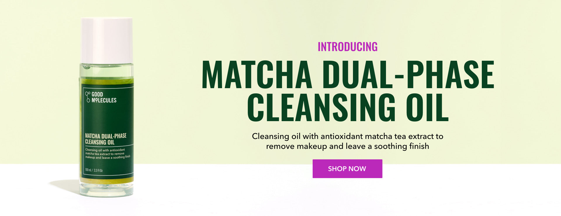 Matcha Dual-Phase Cleansing Oil